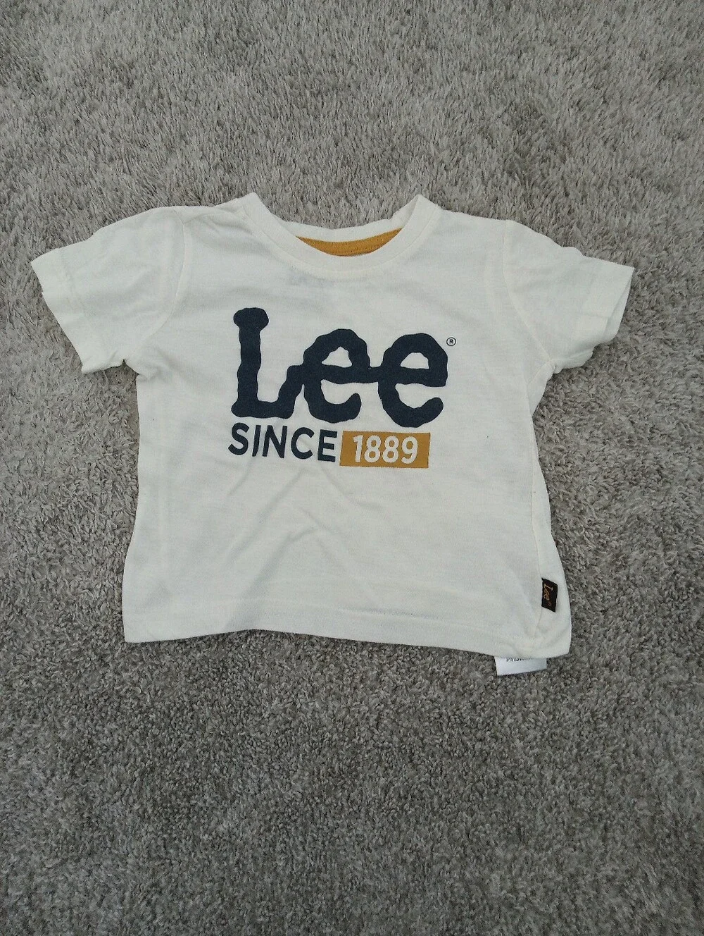 Lee Boys Three-Piece Hoodie, Tee & Joggers - Navy, Mustard & White - Size 2T